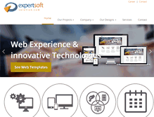 Tablet Screenshot of expertsoftsolution.com